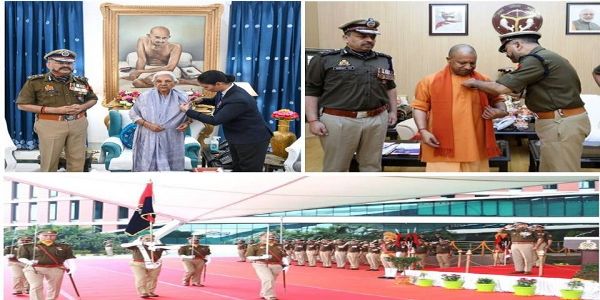 पुलिस महानिदेशक ने राज्यपाल और मुख्यमंत्री को पुलिस का स्टीकर लगाया