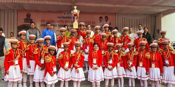 वेस्ट जोन इंटर स्कूल बैंड प्रतियोगिता में मध्यप्रदेश और महाराष्ट्र बने विजेता