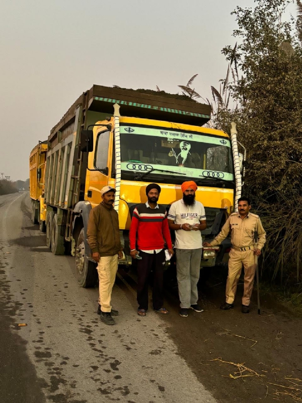 Three tippers involved in illegal mining seized