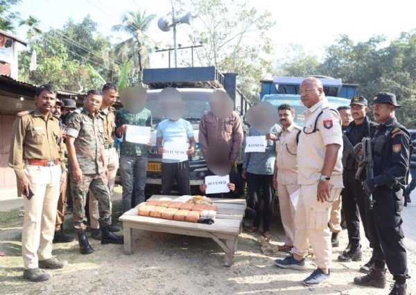 Photo of peddler arrested by Cachar Police with Yaba tablets worth ₹36 crore.