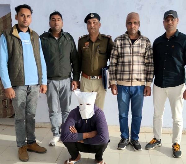 हर्ष फायरिंग करने वाला आरोपी पुलिस गिरफ्त में।