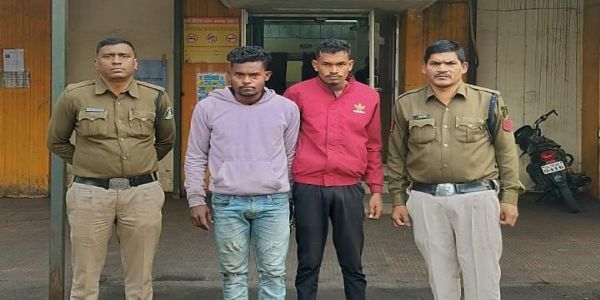 कोरबा में कॉपर वायर चोरी: दीपका पुलिस ने दाे आरोपिताें को किया गिरफ्तार