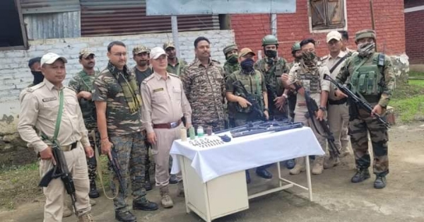 Huge catch of arms and ammunition seized in Manipur