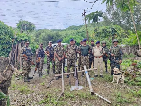 Huge catch of arms and ammunition seized in Manipur