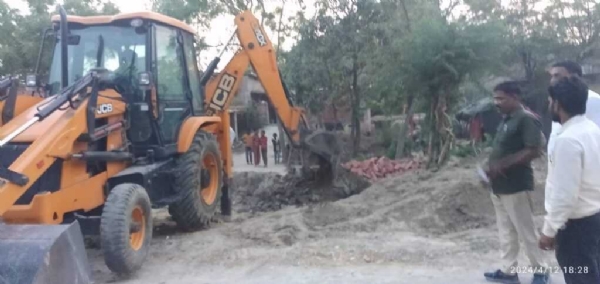 पत्रकार हत्याकाण्ड में डूगडूगी बजा चूना भट्टी की भूमि को प्रशासन ने किया कुर्क