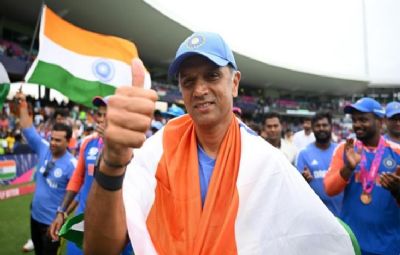 बतौर मुख्य कोच अपने अंतिम भाषण में द्रविड़ ने पूरी भारतीय टीम का आभार जताया