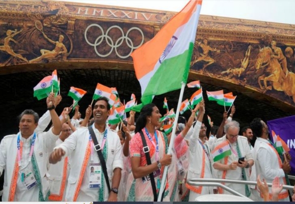 Paris Olympics, Sindhu, Kamal, India, opening ceremony