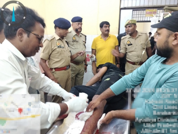 पुलिस द्वारा बदमाश हो चुकी गई मुठभेड़ की फोटो