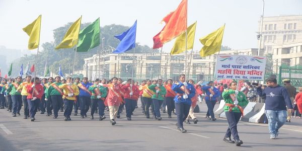 गणतंत्र दिवस के लिए विधान भवन के समक्ष परेड का हुआ रिहर्सल