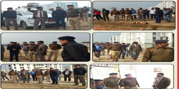  जिला पदाधिकारी और पुलिस अधीक्षक ने निर्माणाधीन पुलिस लाइन भवन का किया निरीक्षण 