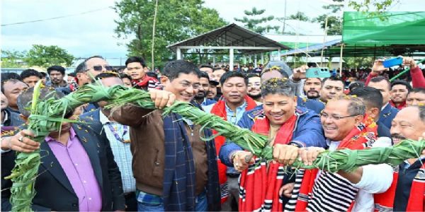 जोनाई में ब्रह्मपुत्र और माजुली में सुवनशिरी नदी के कटाव रोकने का काम शुरू 