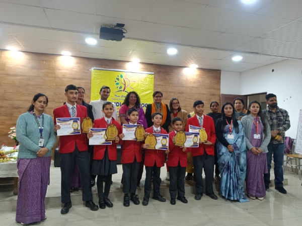 Inter house quiz competition organized in Tiny Scholar School