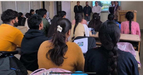 Lecture organized on water resources and mountain environment