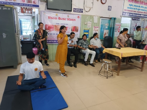 Awareness program held in district hospital on World Cancer Day